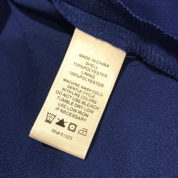 1.STATE COBALT BLUE LONG SLEEVE BLOUSE ▪️sz S - Picture 7 of 7